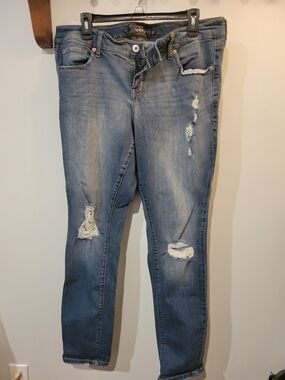 torrid Light Blue Distressed Boyfriend Jeans